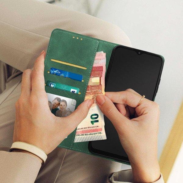 Avizar Soft Kunstlederetui Samsung A03s Grün