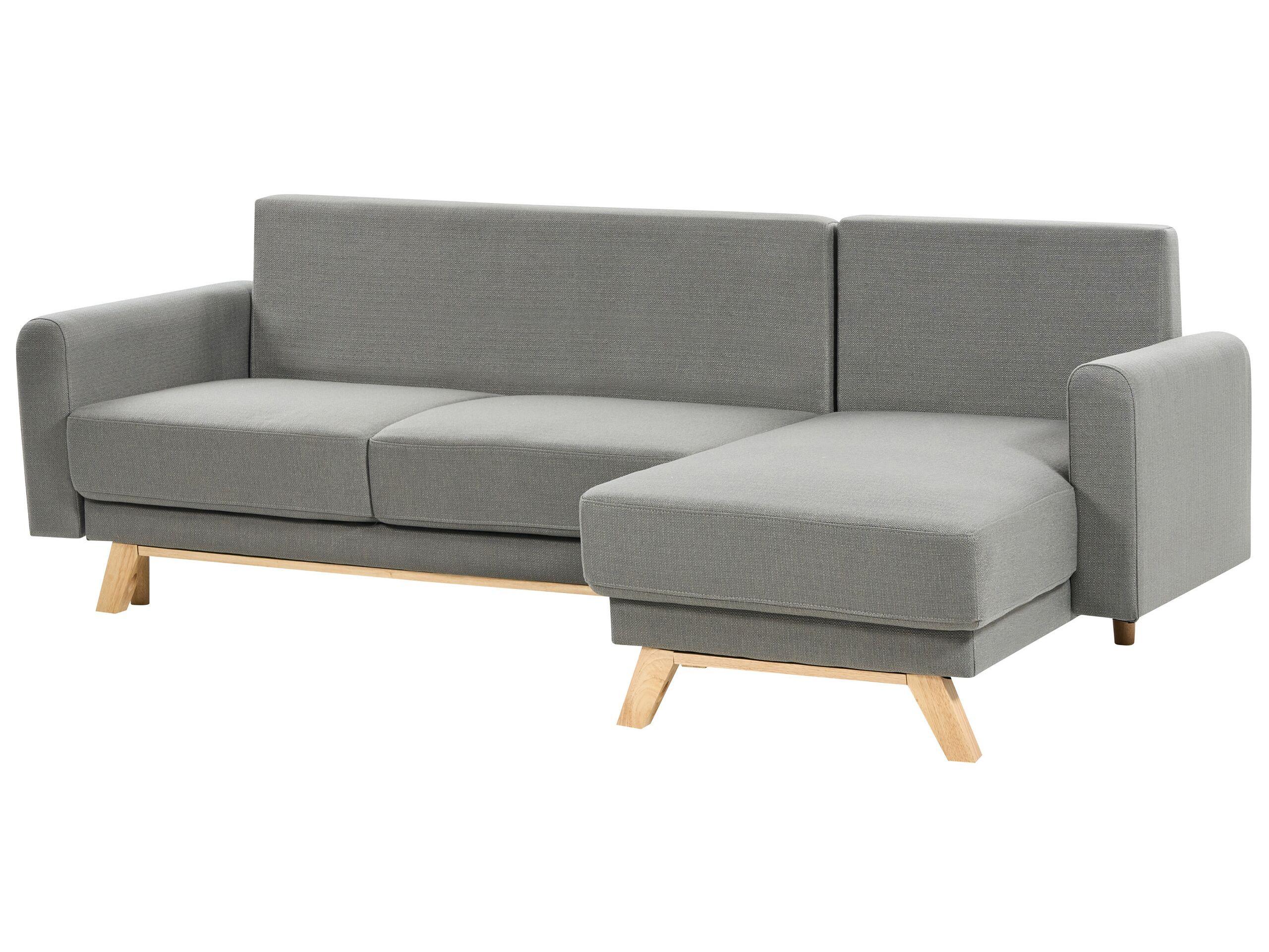 Beliani Ecksofa aus Polyester Skandinavisch SIRO