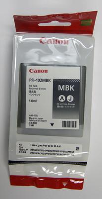 Canon CANON Tintenpatrone matt schwarz PFI102MBK iPF 700 130ml
