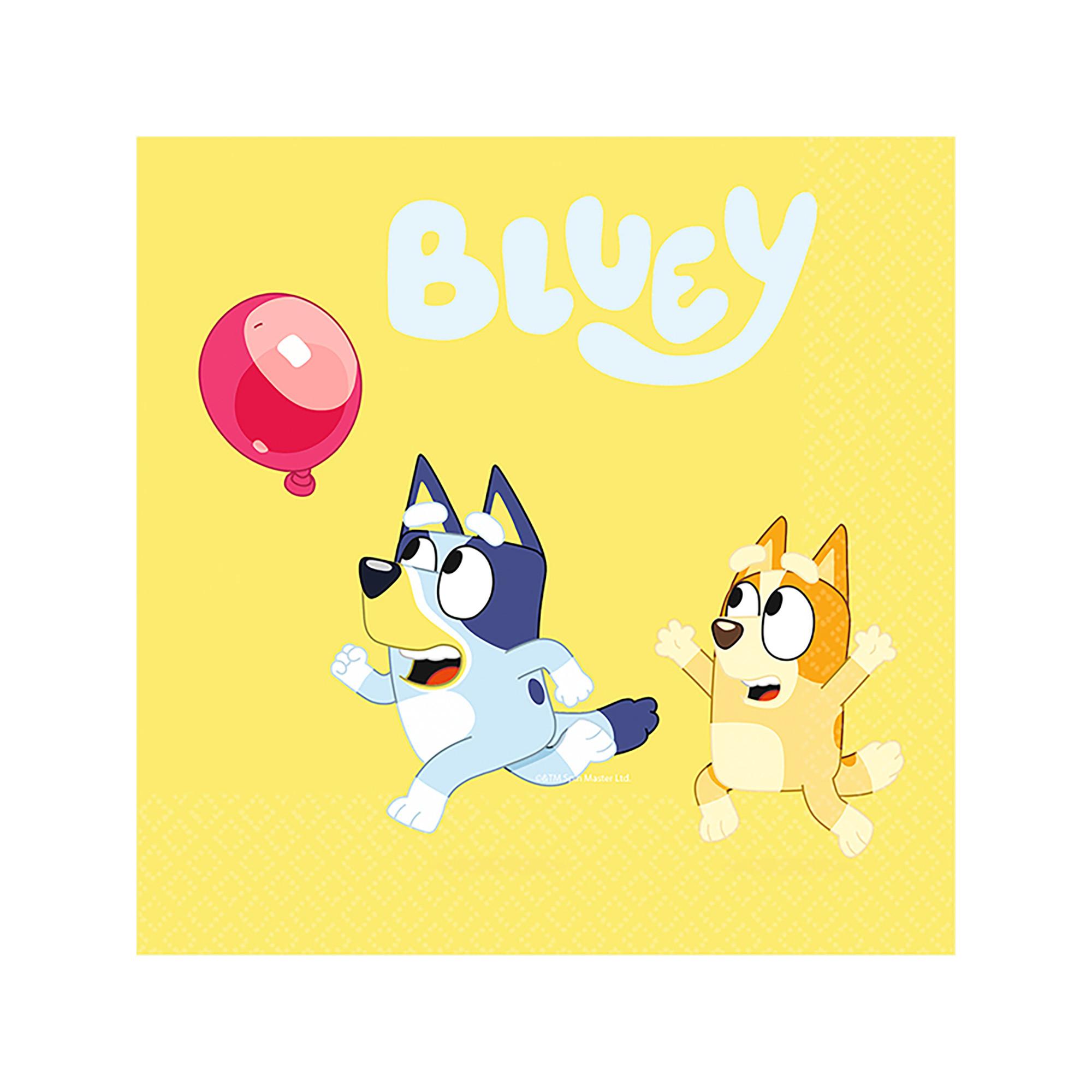 amscan 16 Servietten Bluey