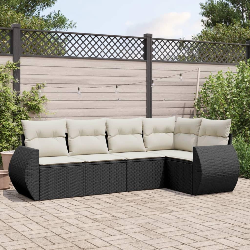 VidaXL Garten sofagarnitur poly-rattan
