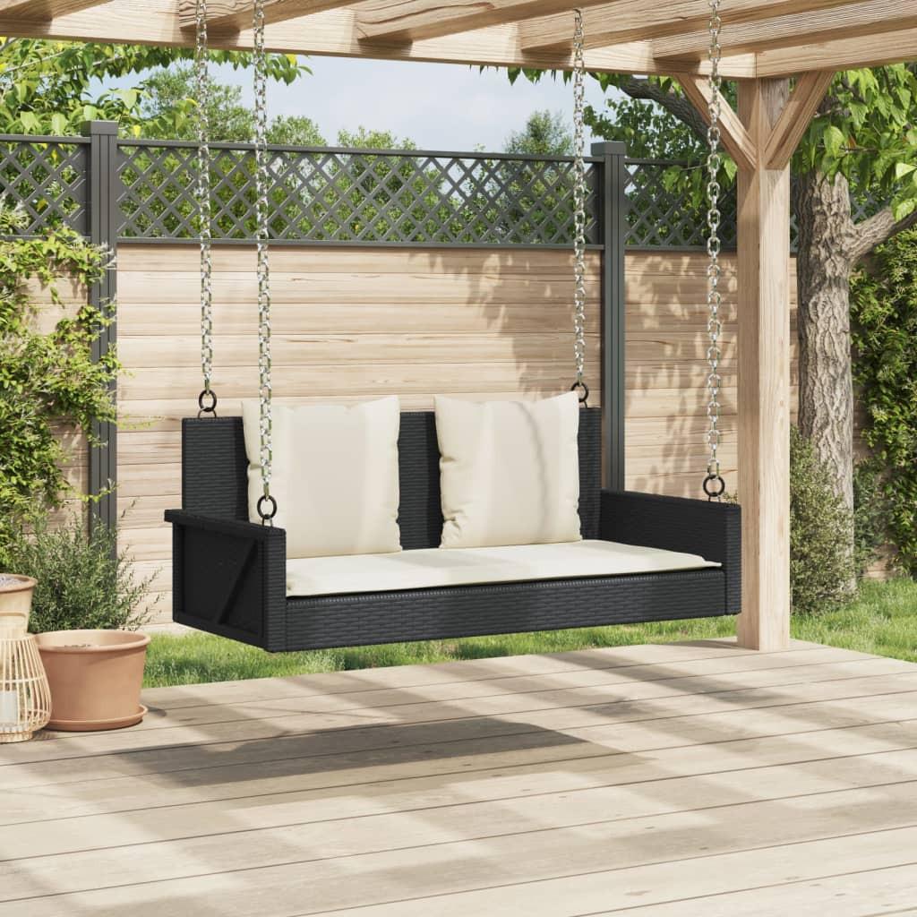 VidaXL Hängebank poly-rattan