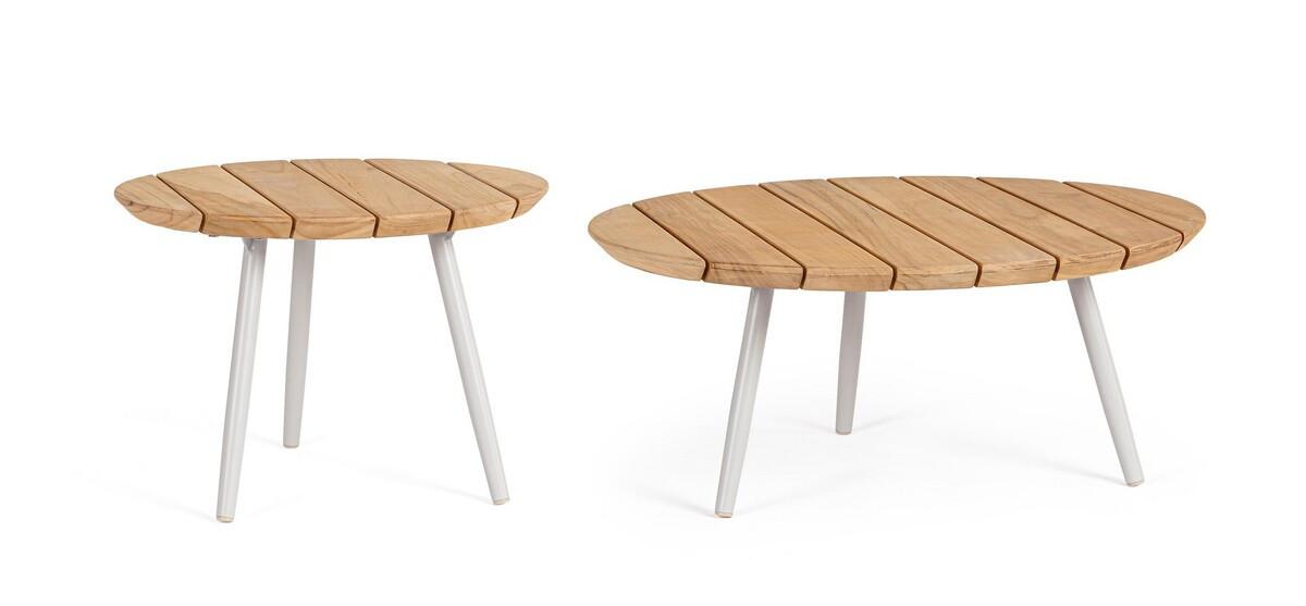 mutoni Garten Couchtisch Talaia frostig (2er-Set)