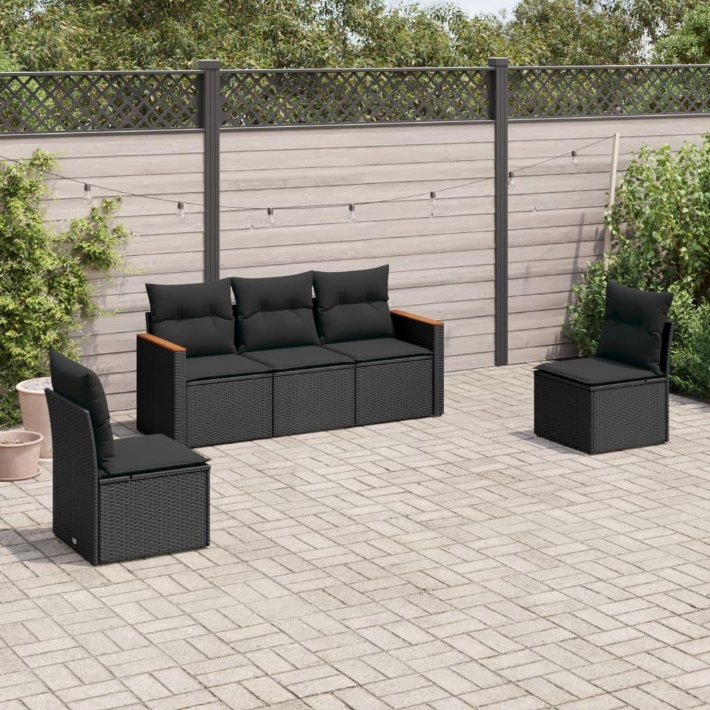 VidaXL Garten sofagarnitur poly-rattan