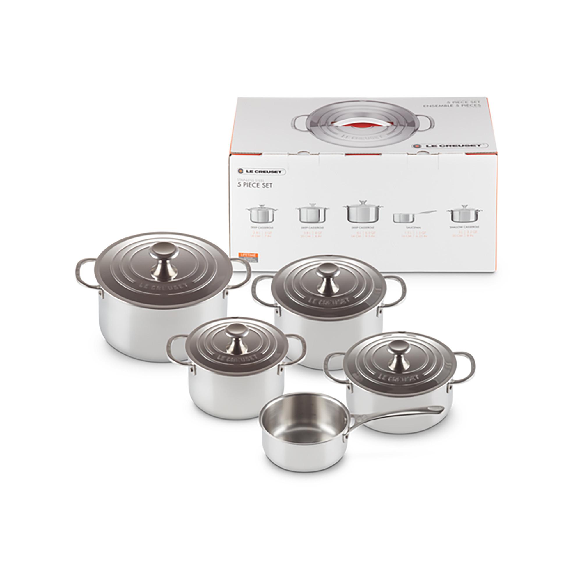 LE CREUSET Kochgeschirr-Set 3-Ply Plus