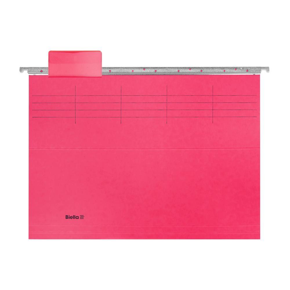 Biella Hängemappen A4, 25 cm, Set zu 5 Stück, inklusive Zubehör