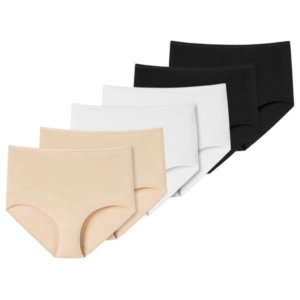 Schiesser 6er Pack 95/5 Organic Cotton - Maxi-Slip