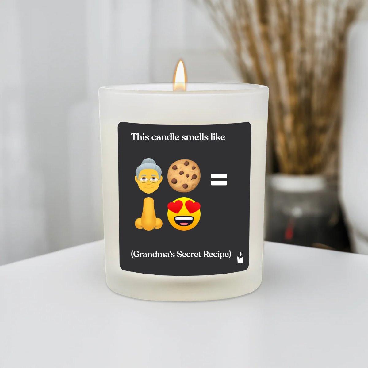 CandleHand Duftkerze Woody Grandma's secret recipe
