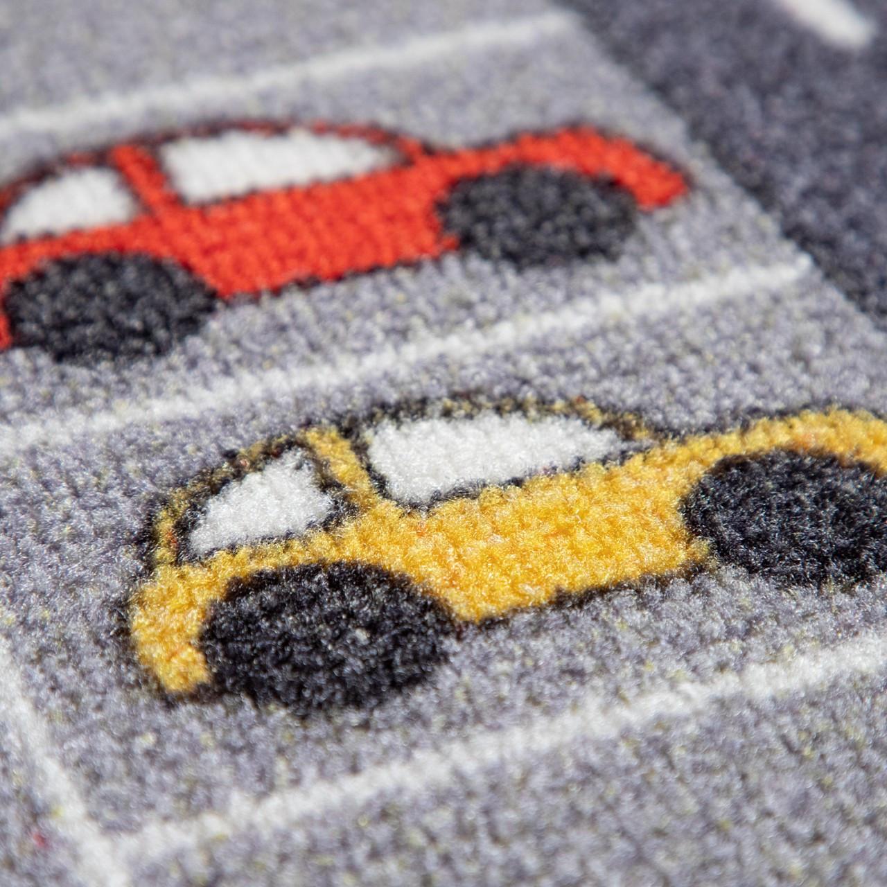 Paco Home Kinder Teppich Kinderzimmer Auto Spielteppich