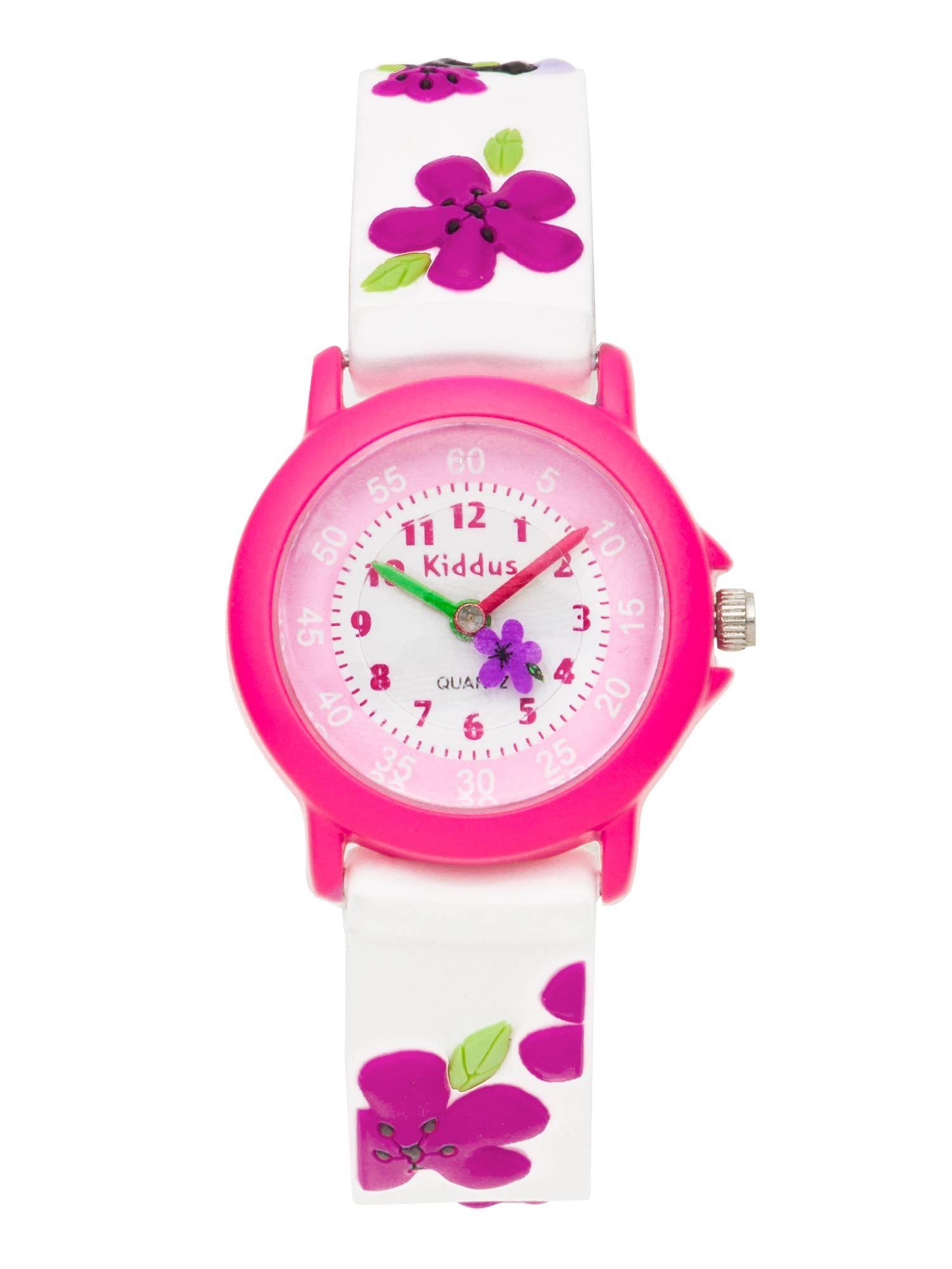 Kiddus Time Teacher Flowers in relief Kinderuhr