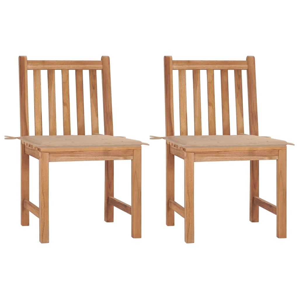 VidaXL Gartenstuhl teak