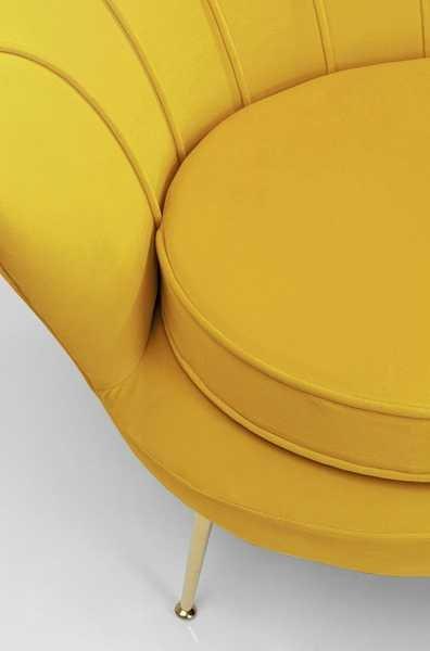 KARE Design Sofa Water Lily 2-Sitzer gelb 132