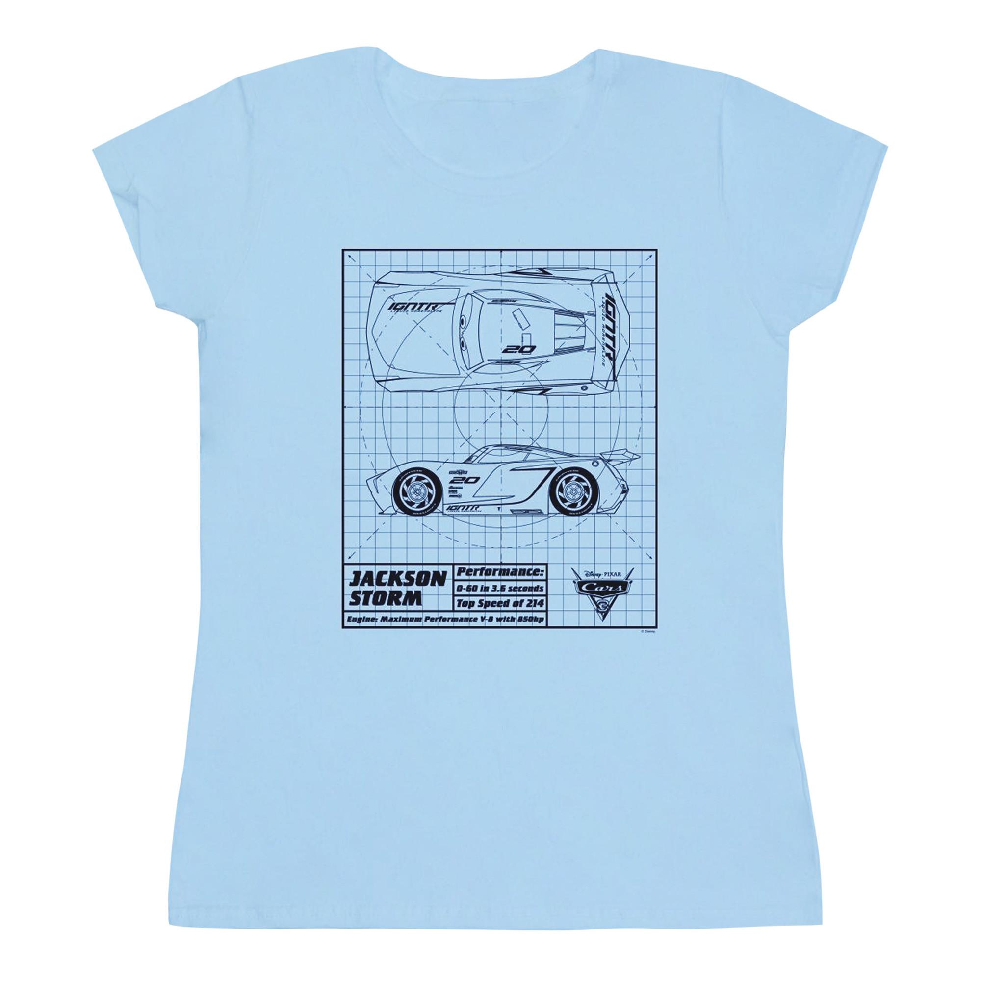 Disney Cars Jackson Storm Blueprint T-Shirt