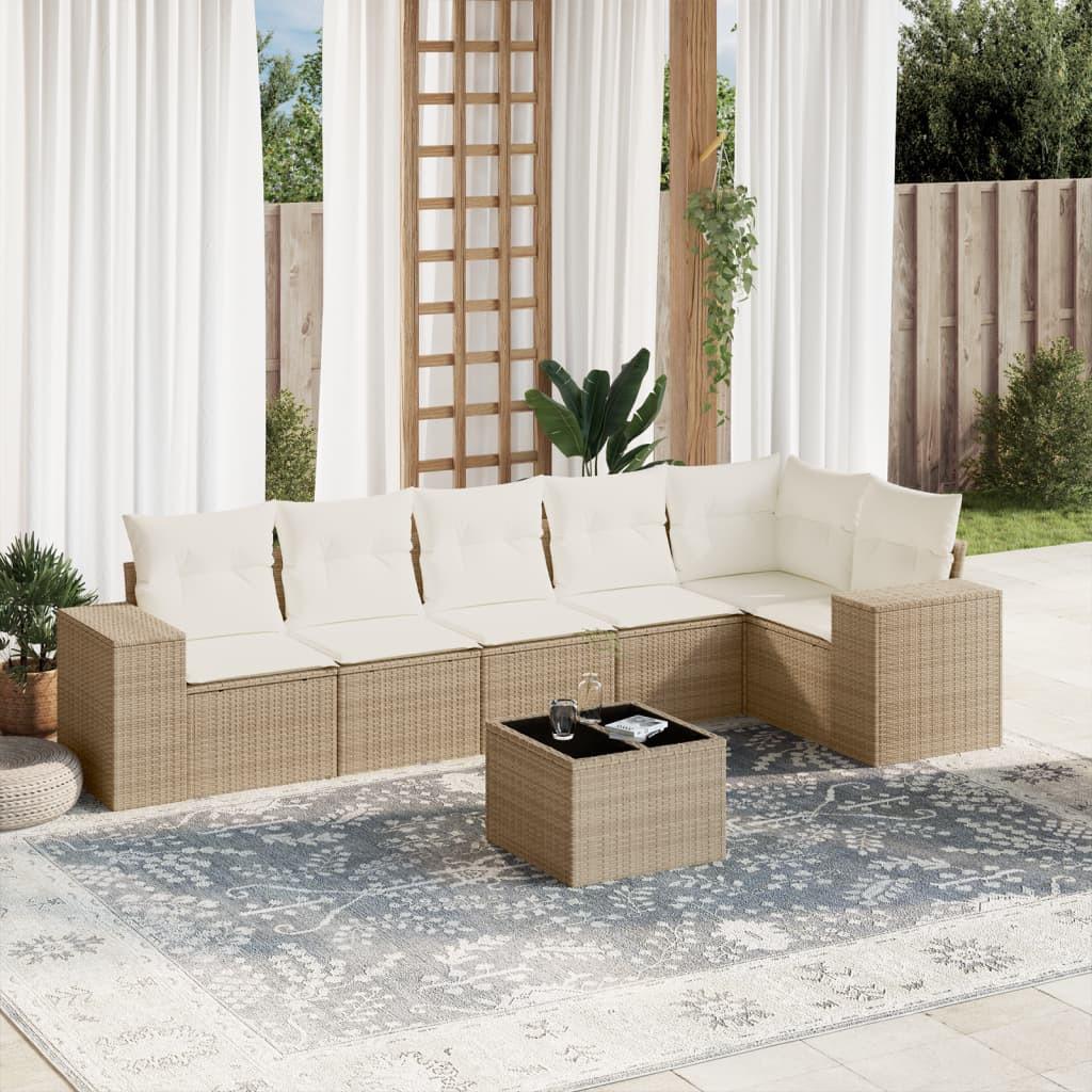 VidaXL Garten sofagarnitur poly-rattan