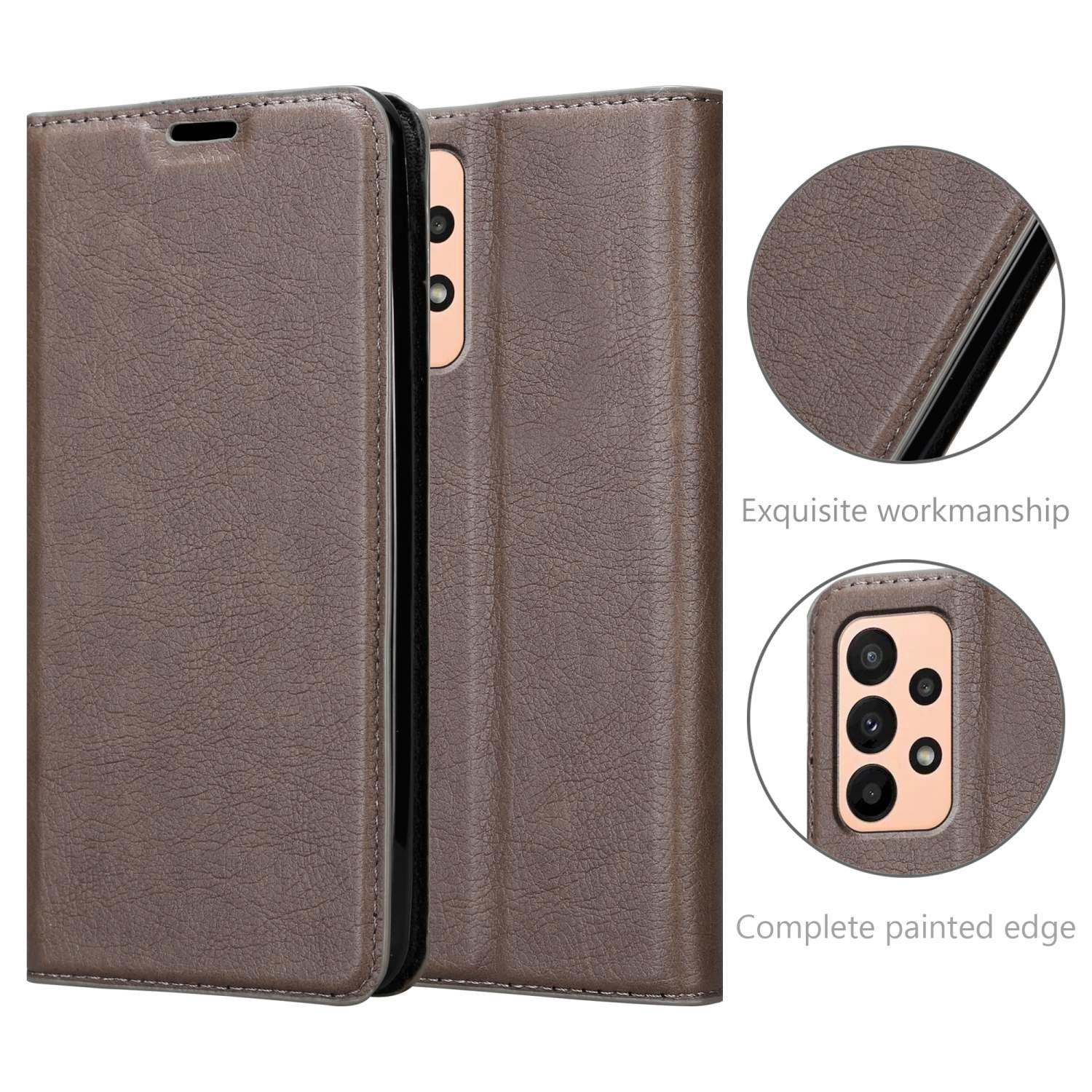 Cadorabo Hülle für Samsung Galaxy A23 4G 5G Magnetverschluss, Kartenfach