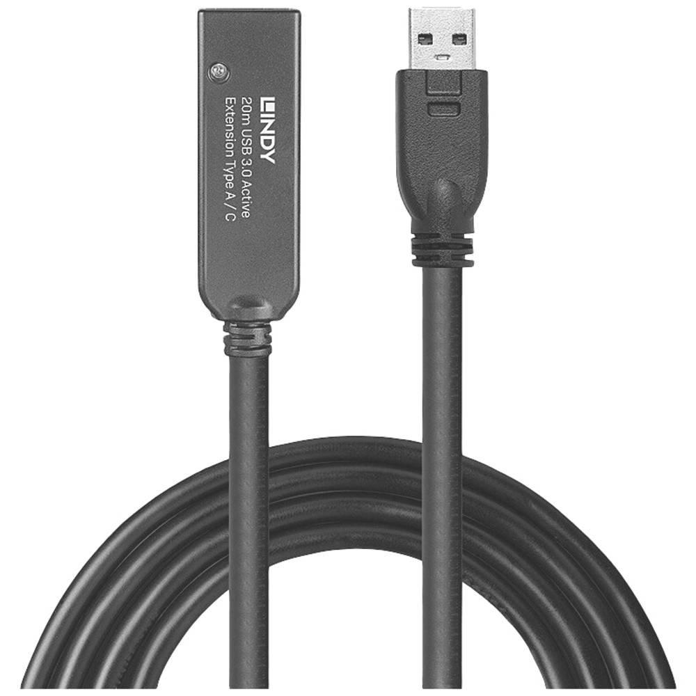 LINDY USB Kabel 20 m USB 3.2 Gen 1 (3.1 Gen 1) USB A