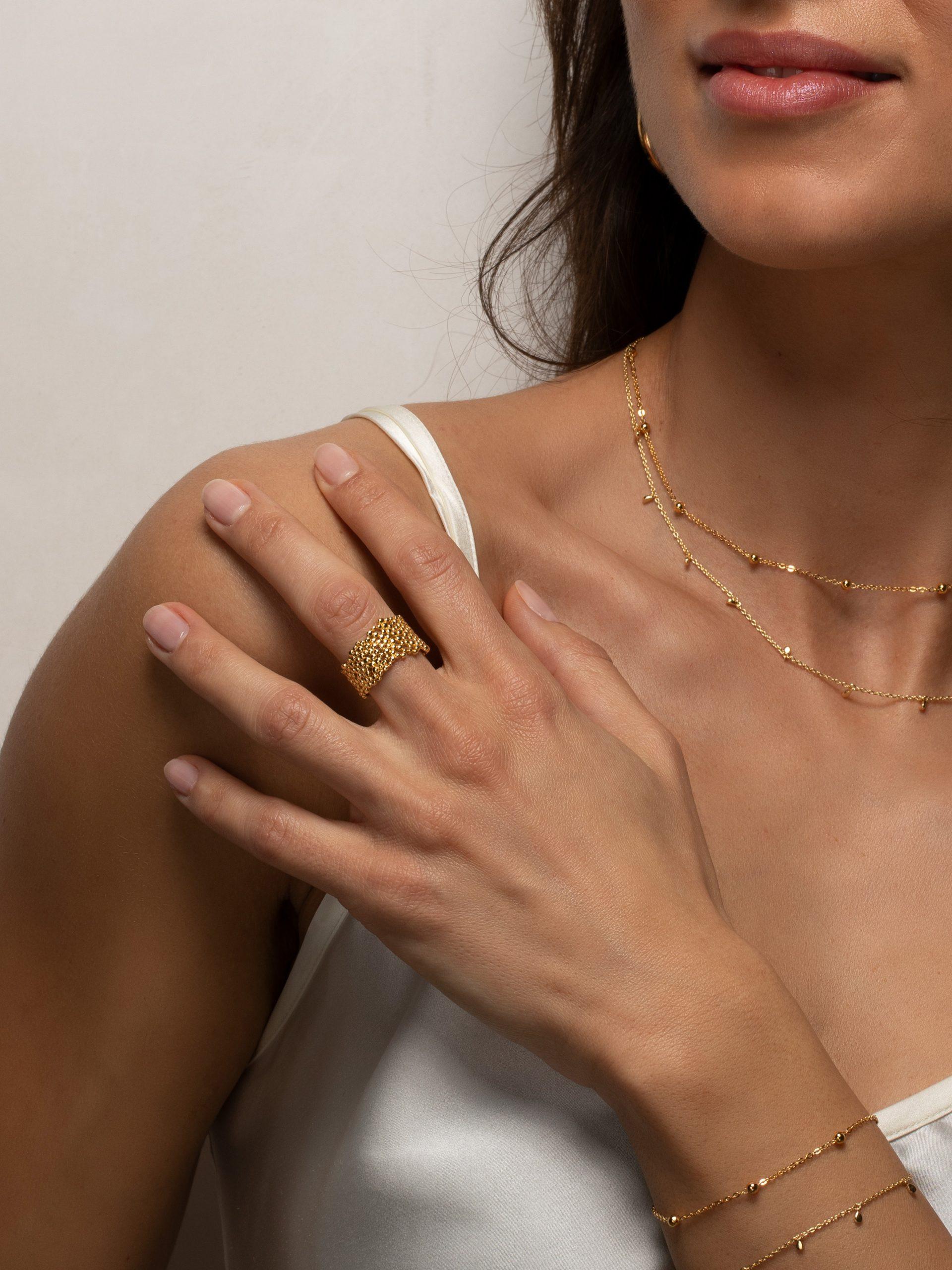 PHANTASYA Ring 1896 Vergoldet