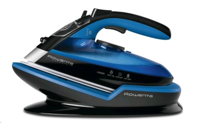 Rowenta DE5010 Freemove SchwarzBlau - Bügeleisen, 2400 W Kabellose Technologie