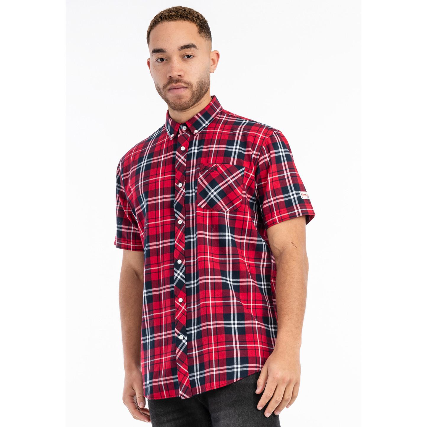 LONSDALE Brixworth Kurzarm Karohemd