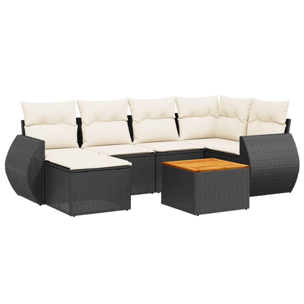 VidaXL Garten sofagarnitur poly-rattan