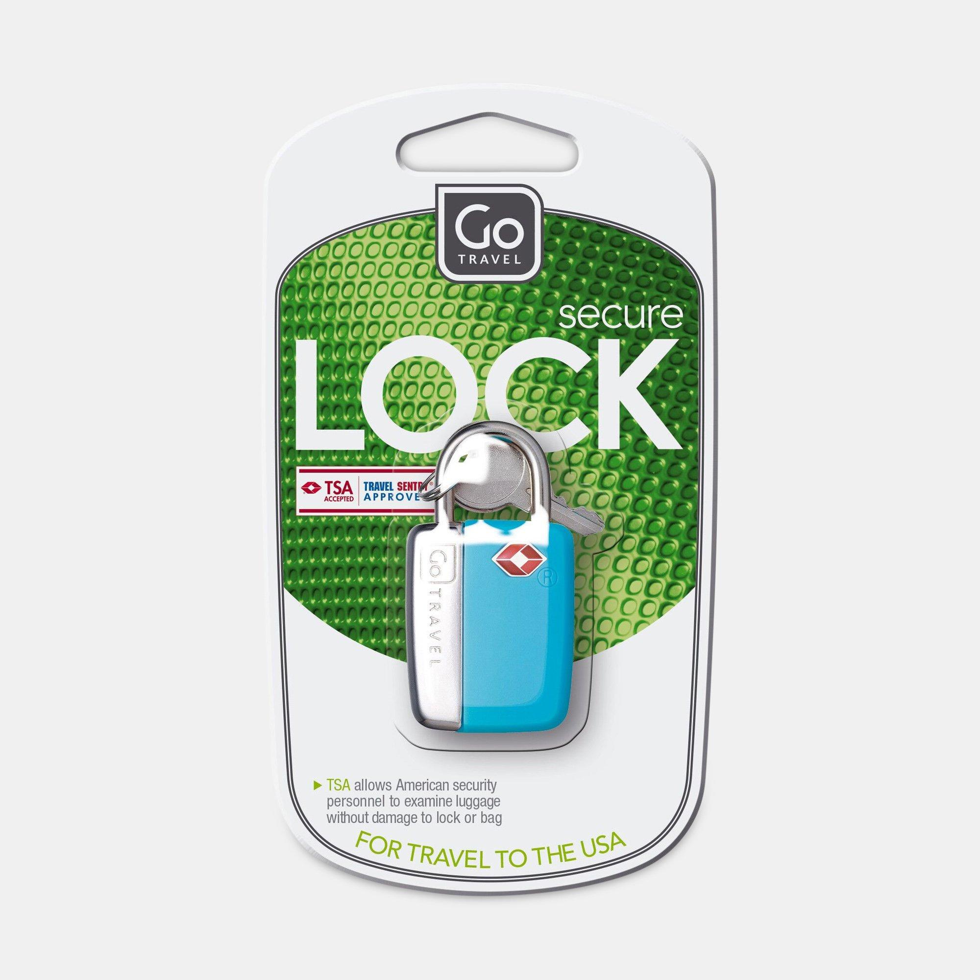 Go Travel Gepäckschloss mit Schlüssel Glo Travel Sentry Lock