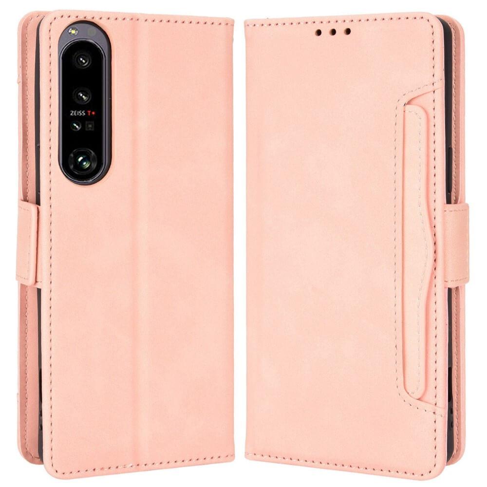 Cover-Discount Sony Xperia 1 IV - Etui Mit Vielen Kartenfächer