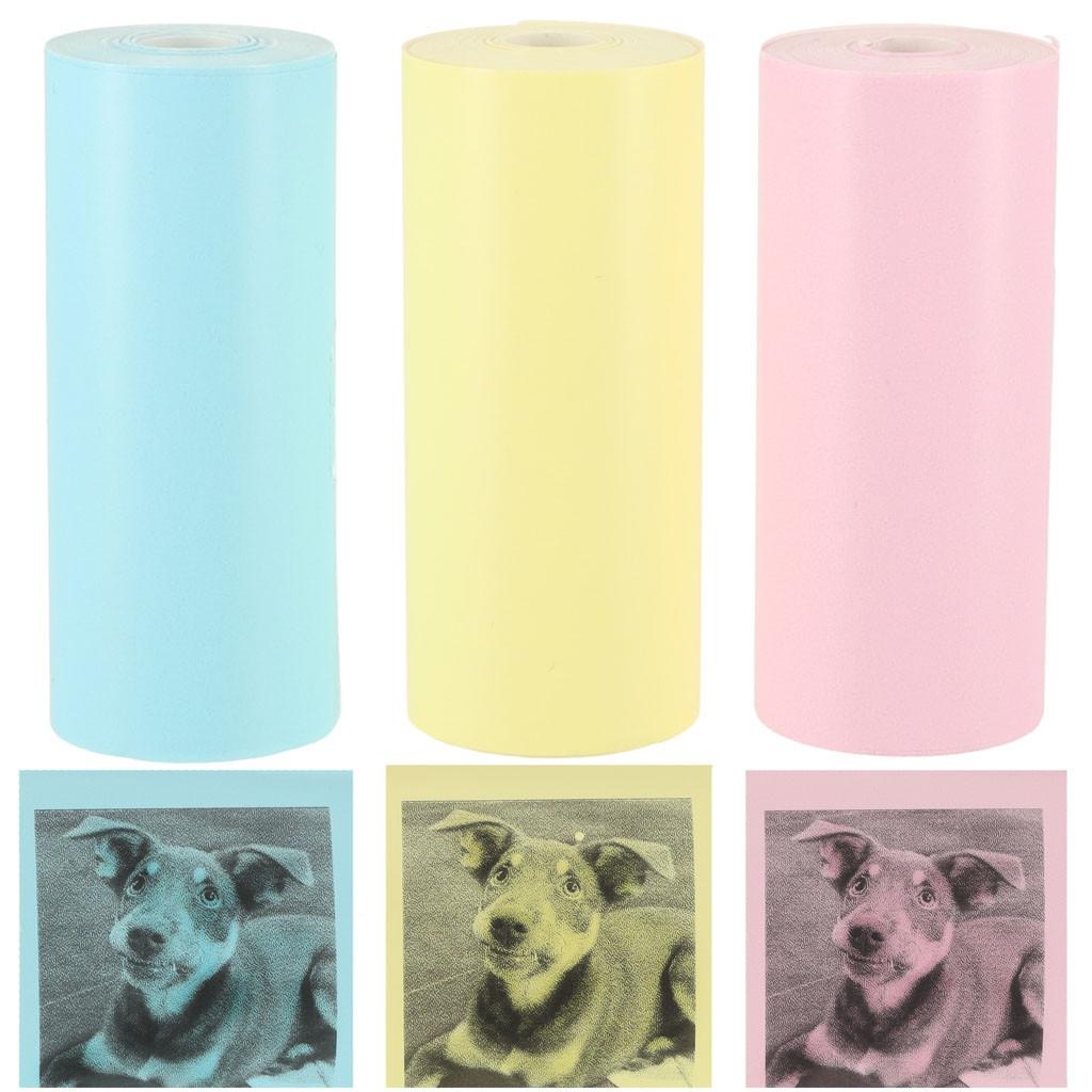 Pricenet Thermopapierrollen für Minidrucker 5,7 cm x 3 m, 3 Stück, Farbe
