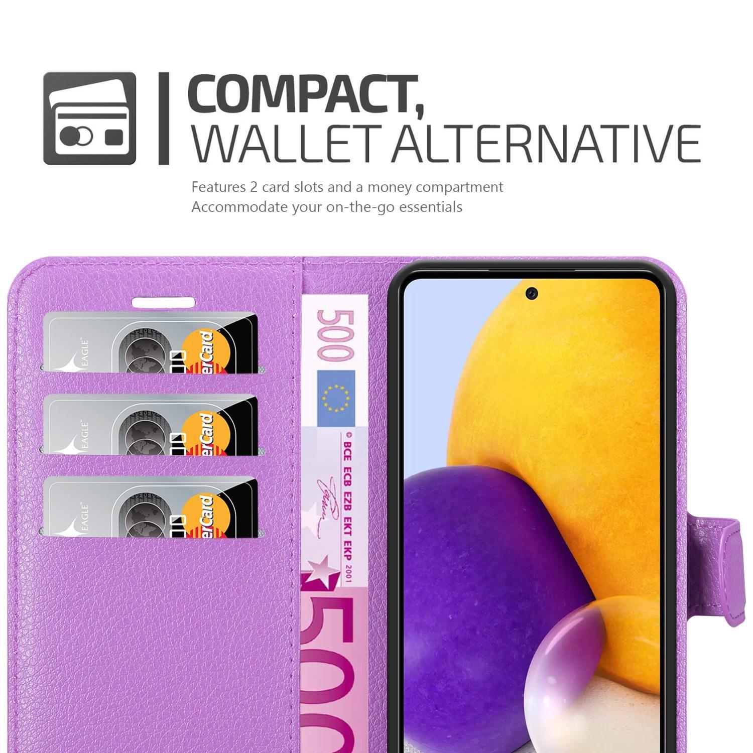 Cadorabo Hülle für Samsung Galaxy A73 5G Standfunktion, Kartenfach