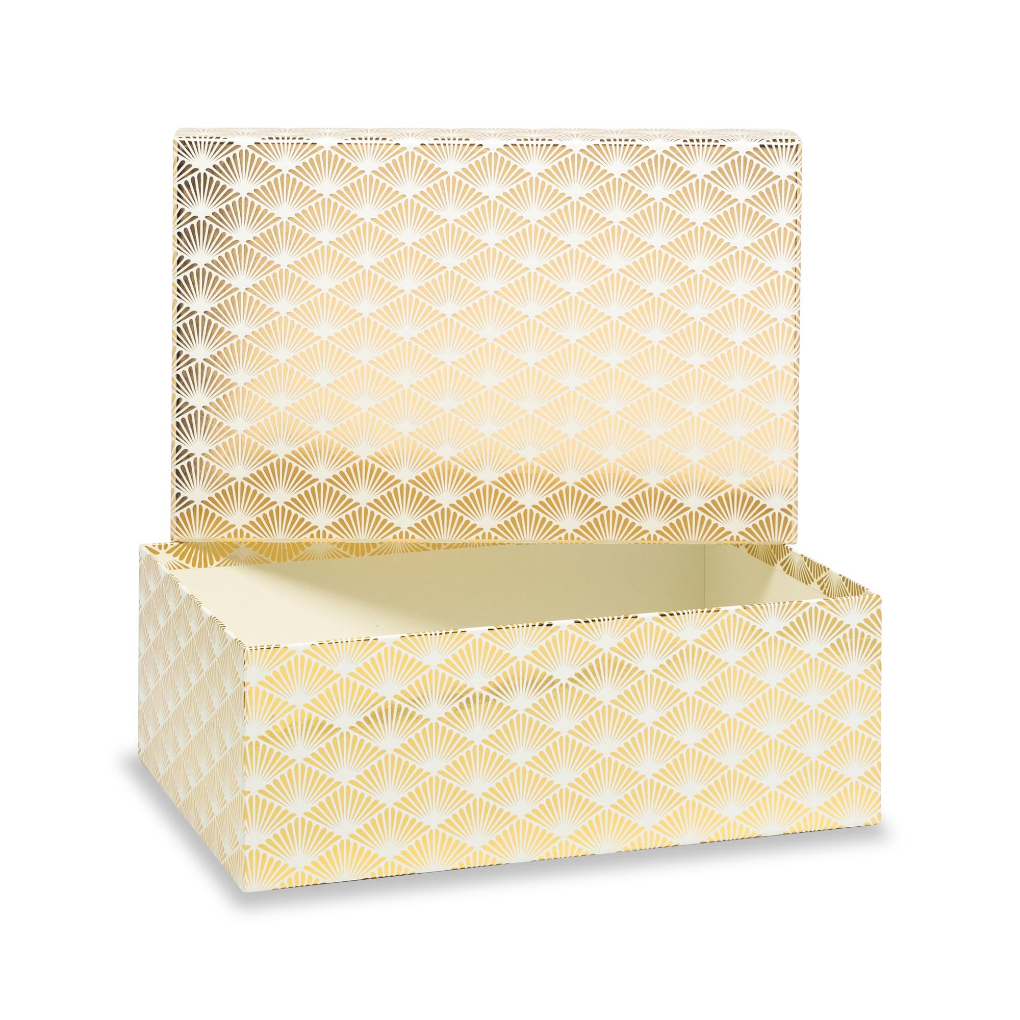 Manor Geschenkbox Muschel Gold