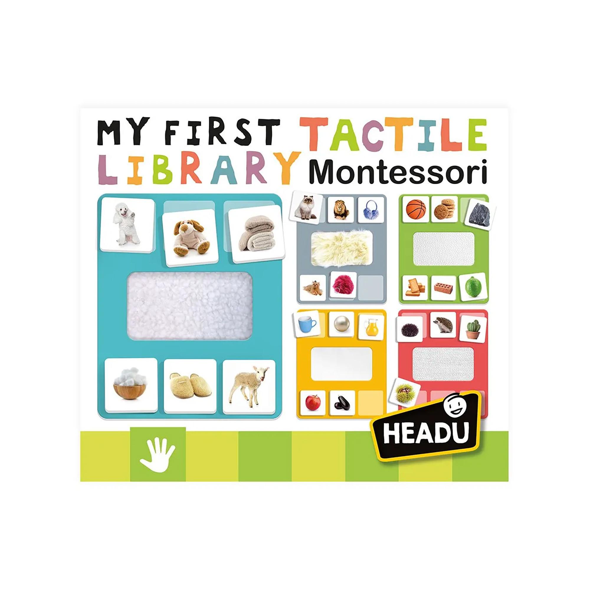 HEADU Montessori Meine erste Fühl-Bibliothek, deutsch