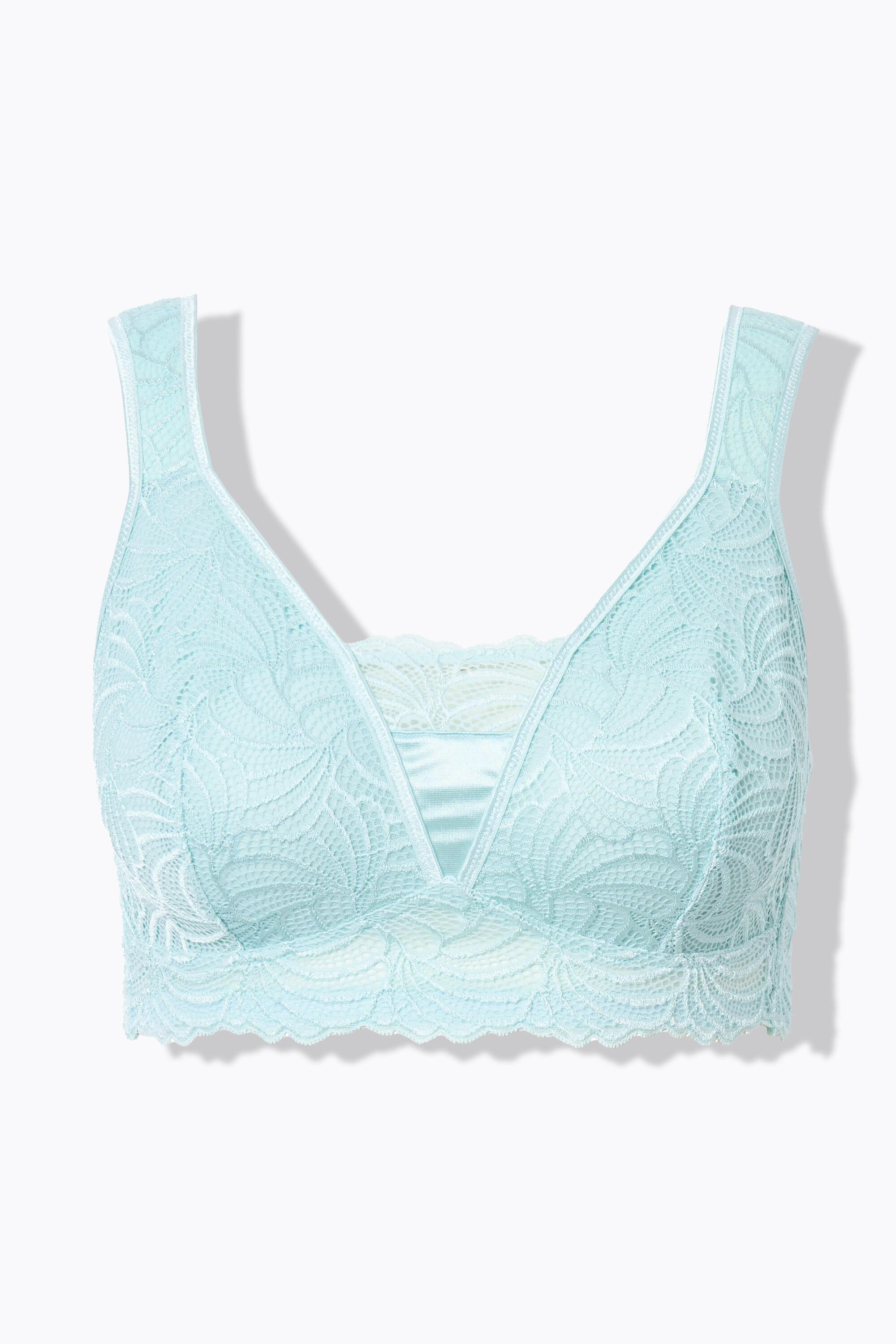 Ulla Popken Bralette, Spitze, ohne Bügel, Cup B - F