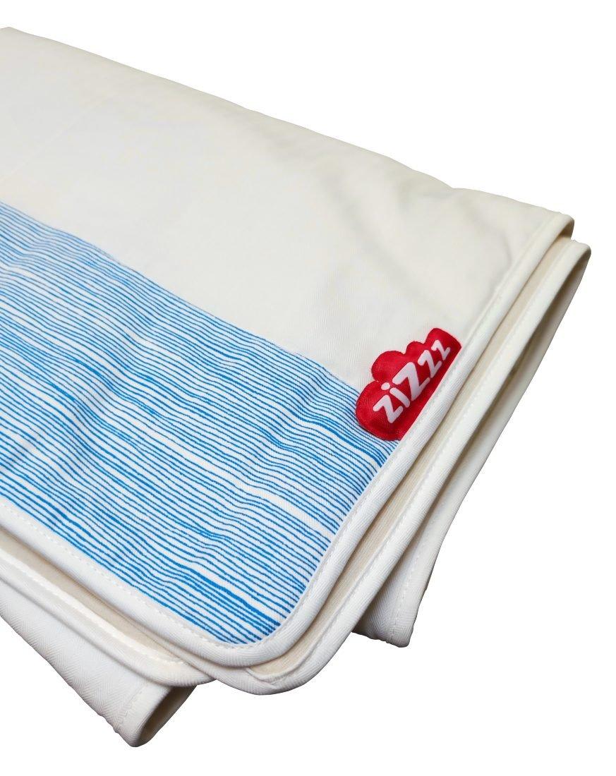 Zizzz Babydecke Atmungsaktive Swisswool & Bio-Baumwolle