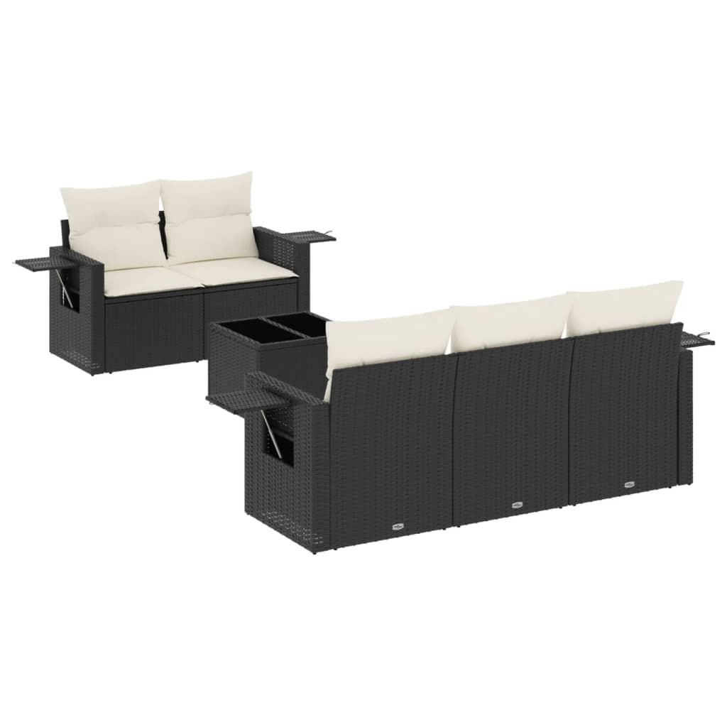 VidaXL Garten sofagarnitur poly-rattan