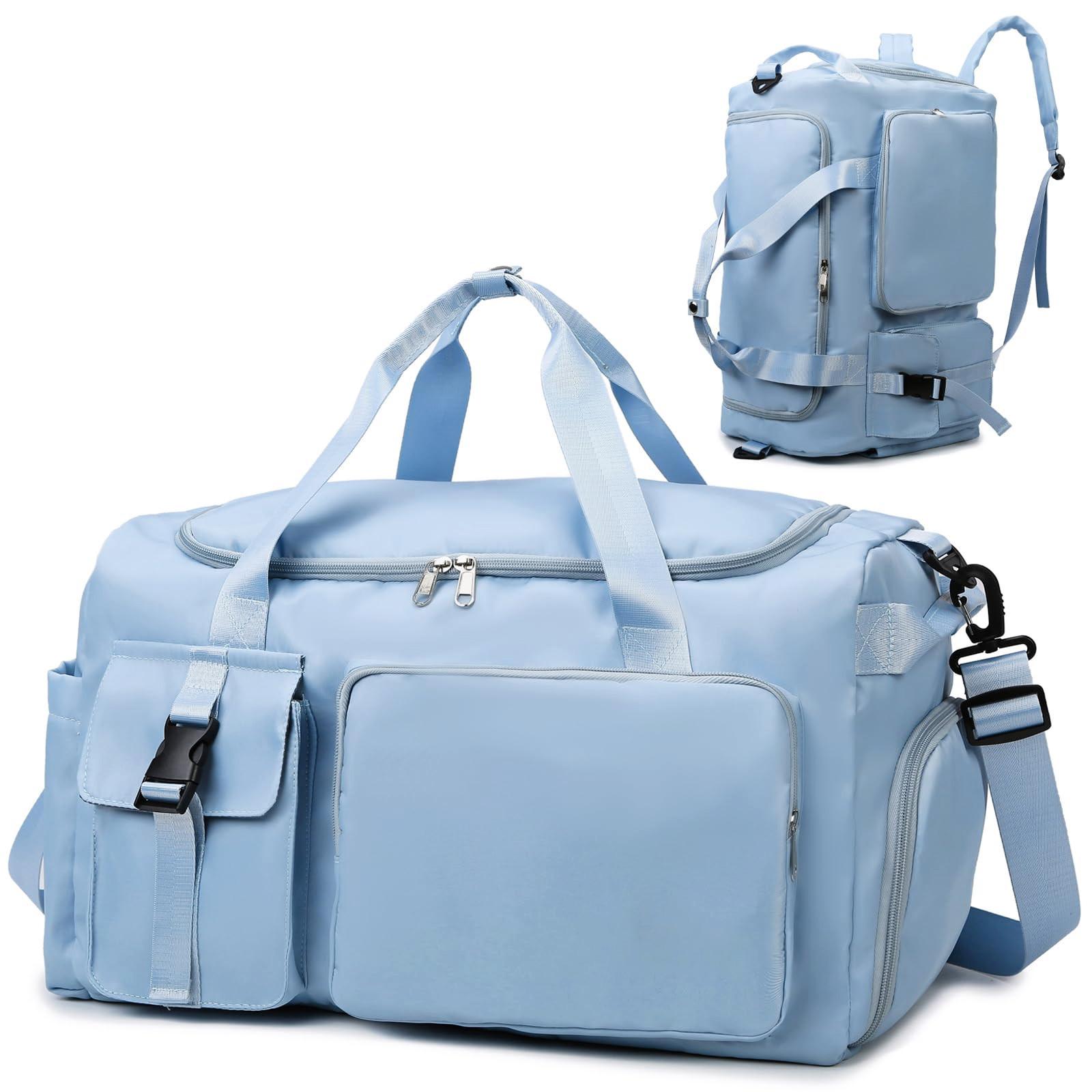 Only-bags.store Sporttasche Reisetasche mit Schuhfach Nassfach Wasserdichte Trainingstasche Reiseseesack mit Rucksack
