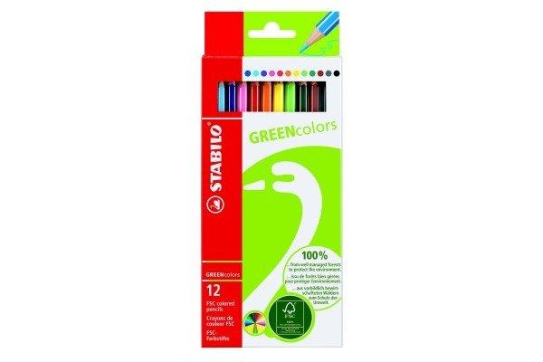 STABILO STABILO Farbstifte Greencolors 6019/2121 12 Farben