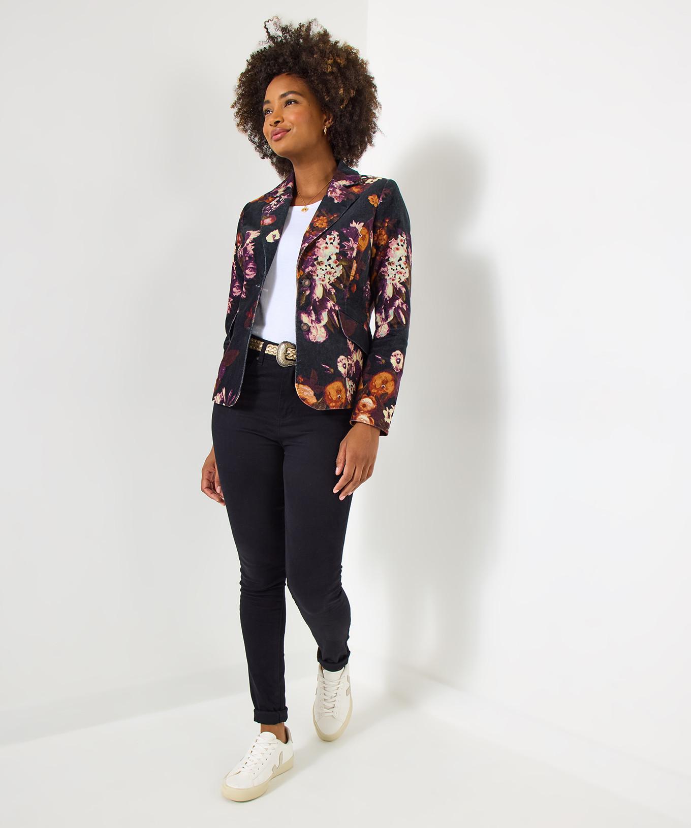 Joe Browns Moleskin-Blazer mit Fruchtmuster