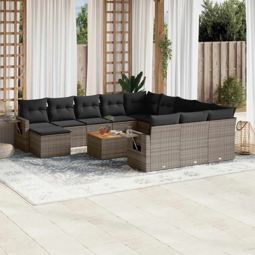 VidaXL Garten sofagarnitur poly-rattan