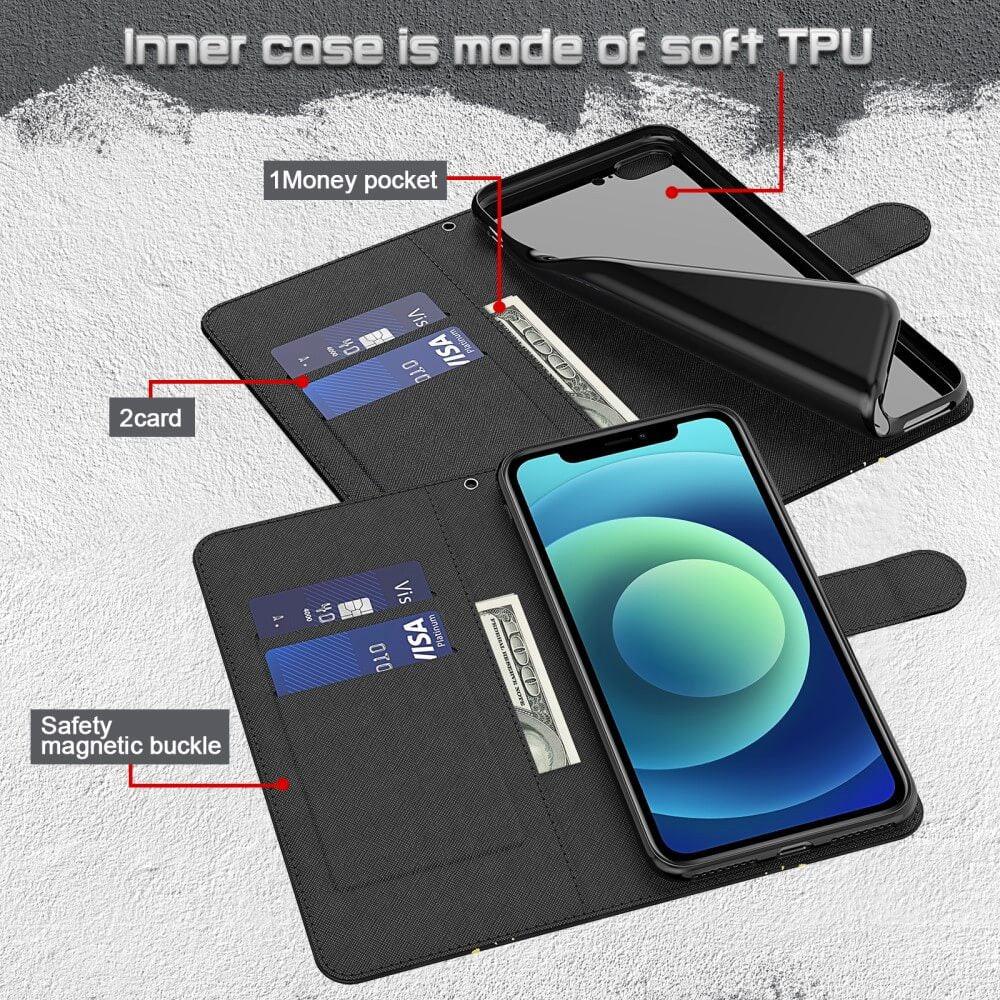 Cover-Discount Galaxy A23 - Etui Glitzer Effekt