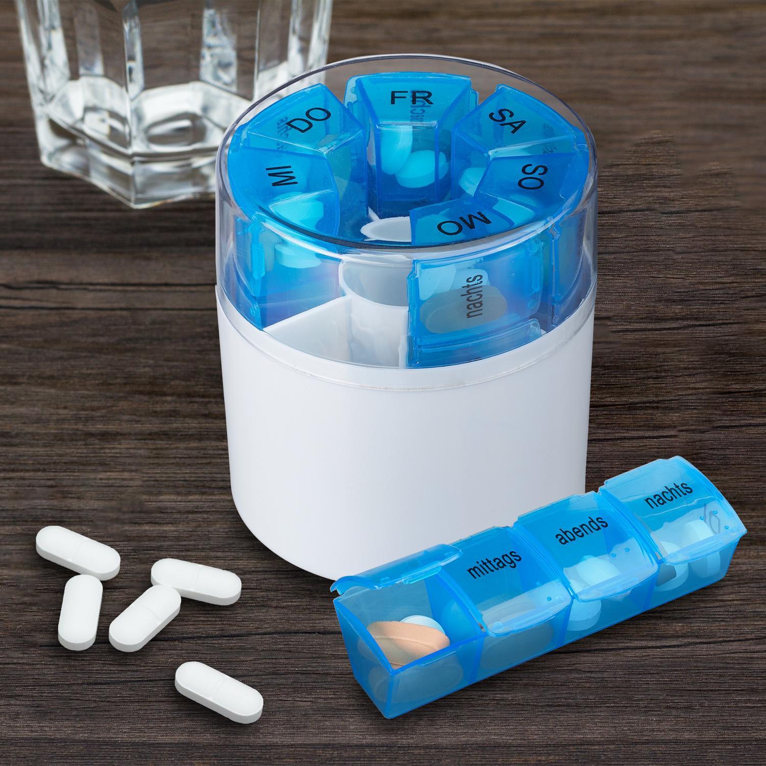 B2X Tablettenbox 7 Tage 4 Fächer