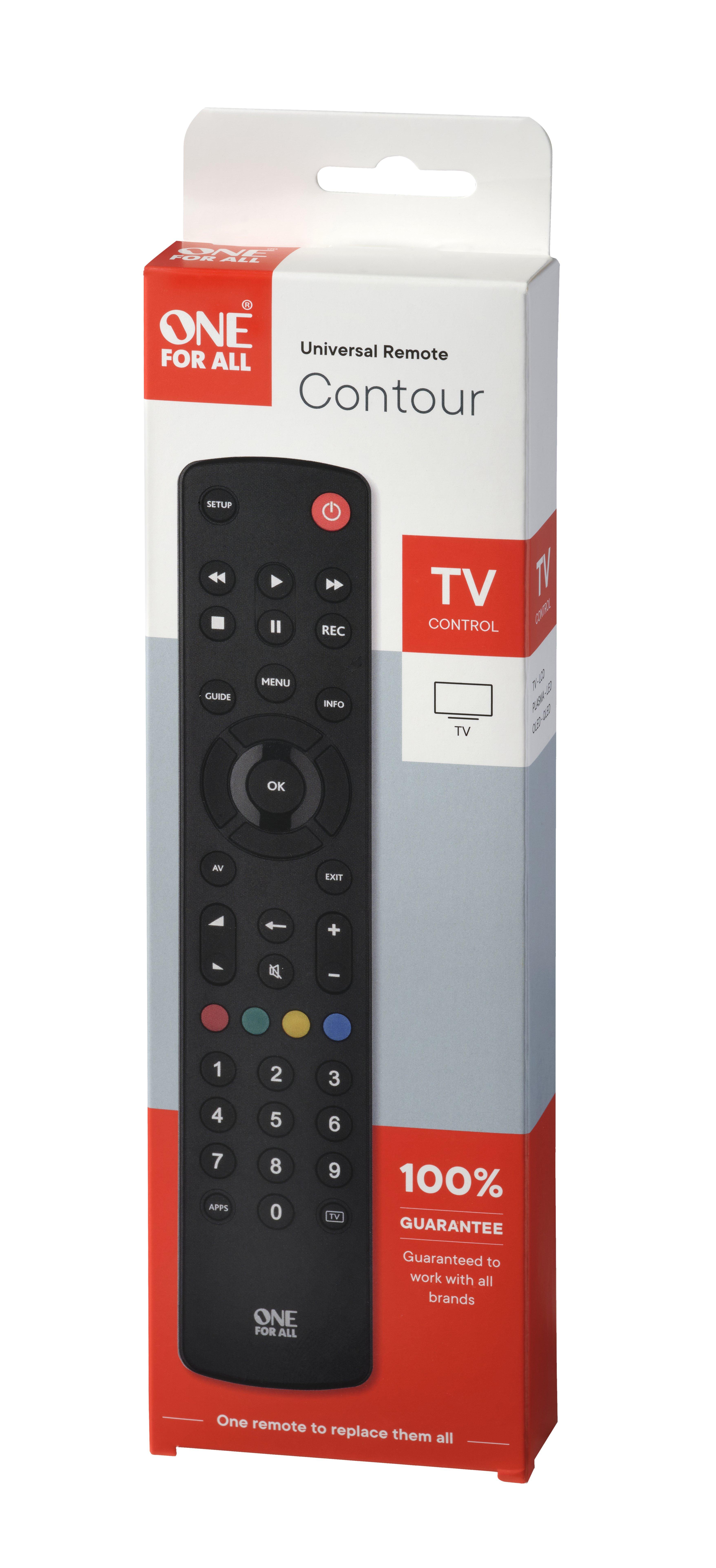 One For All One For All Basic URC 1210 Fernbedienung IR Wireless TV Drucktasten