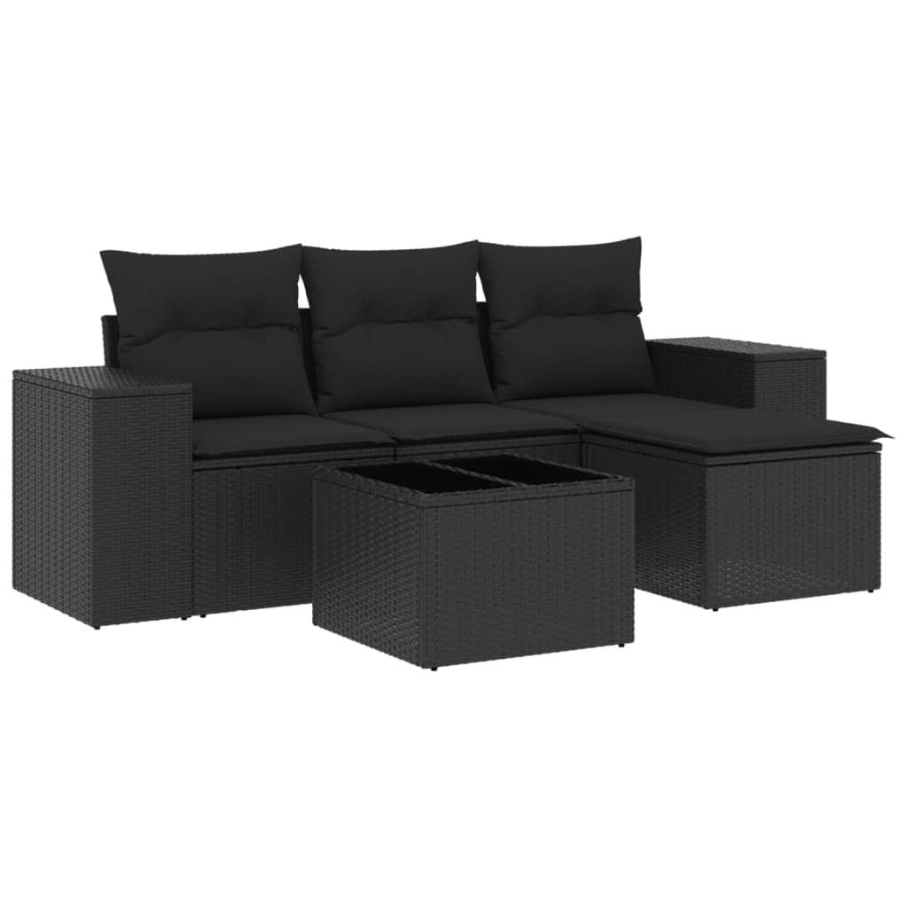 VidaXL Garten sofagarnitur poly-rattan
