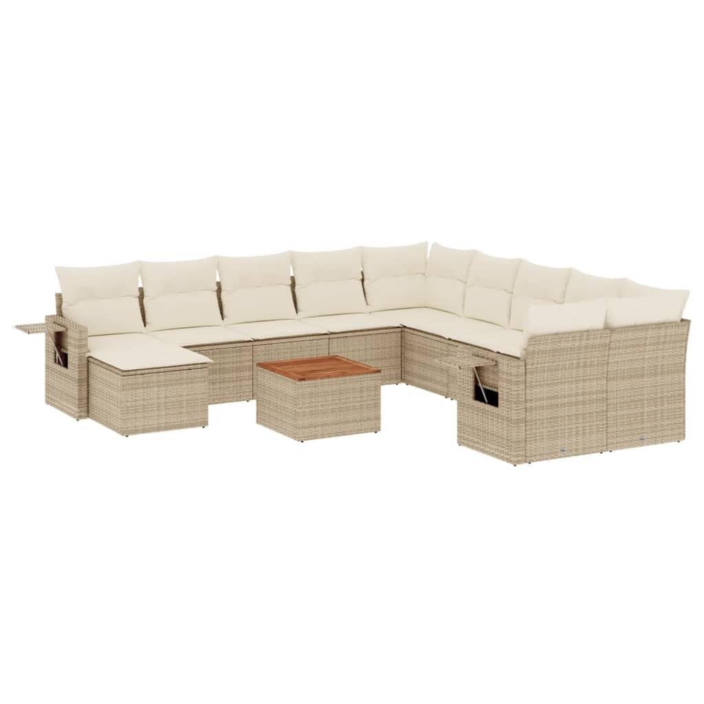 VidaXL Garten sofagarnitur poly-rattan