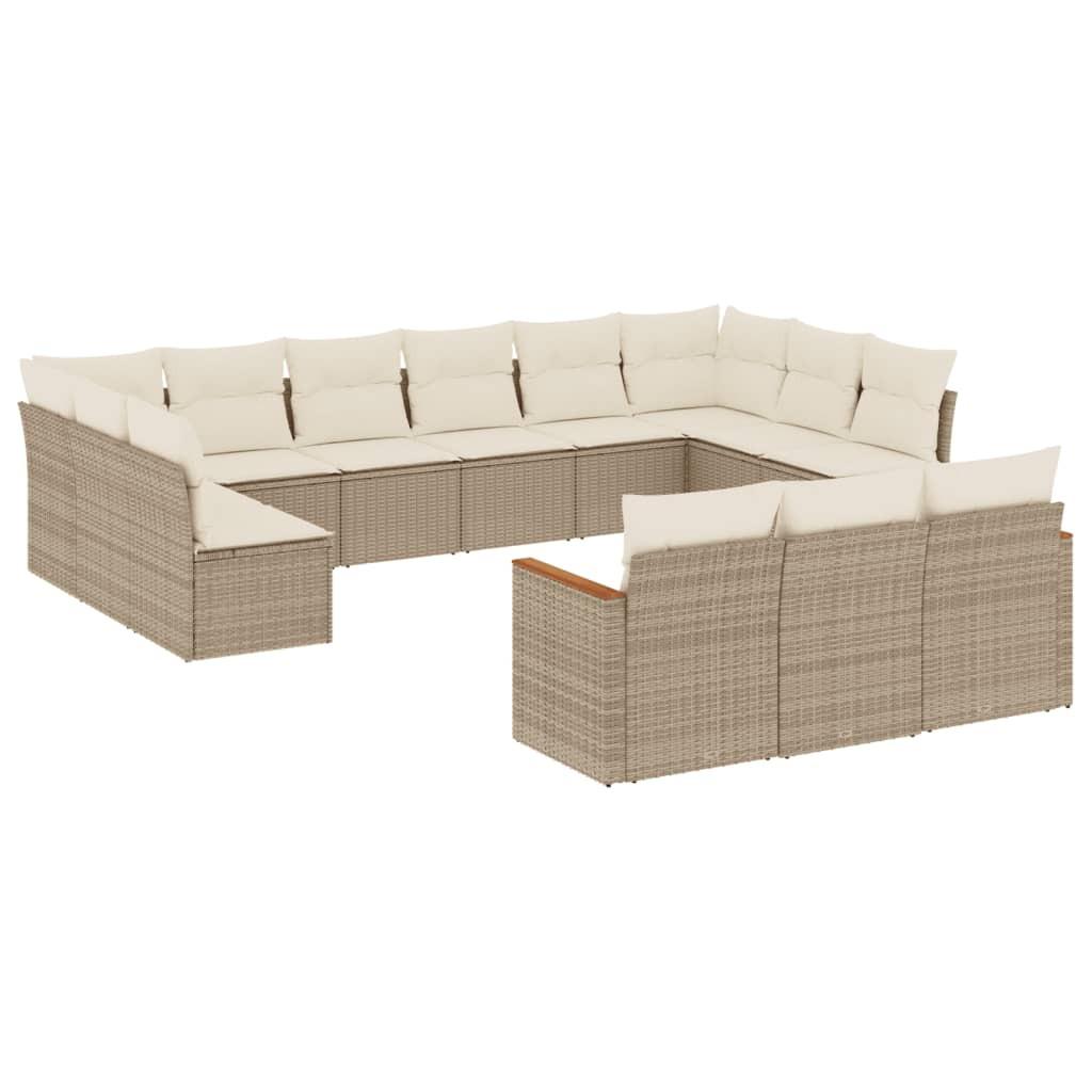 VidaXL Garten sofagarnitur poly-rattan