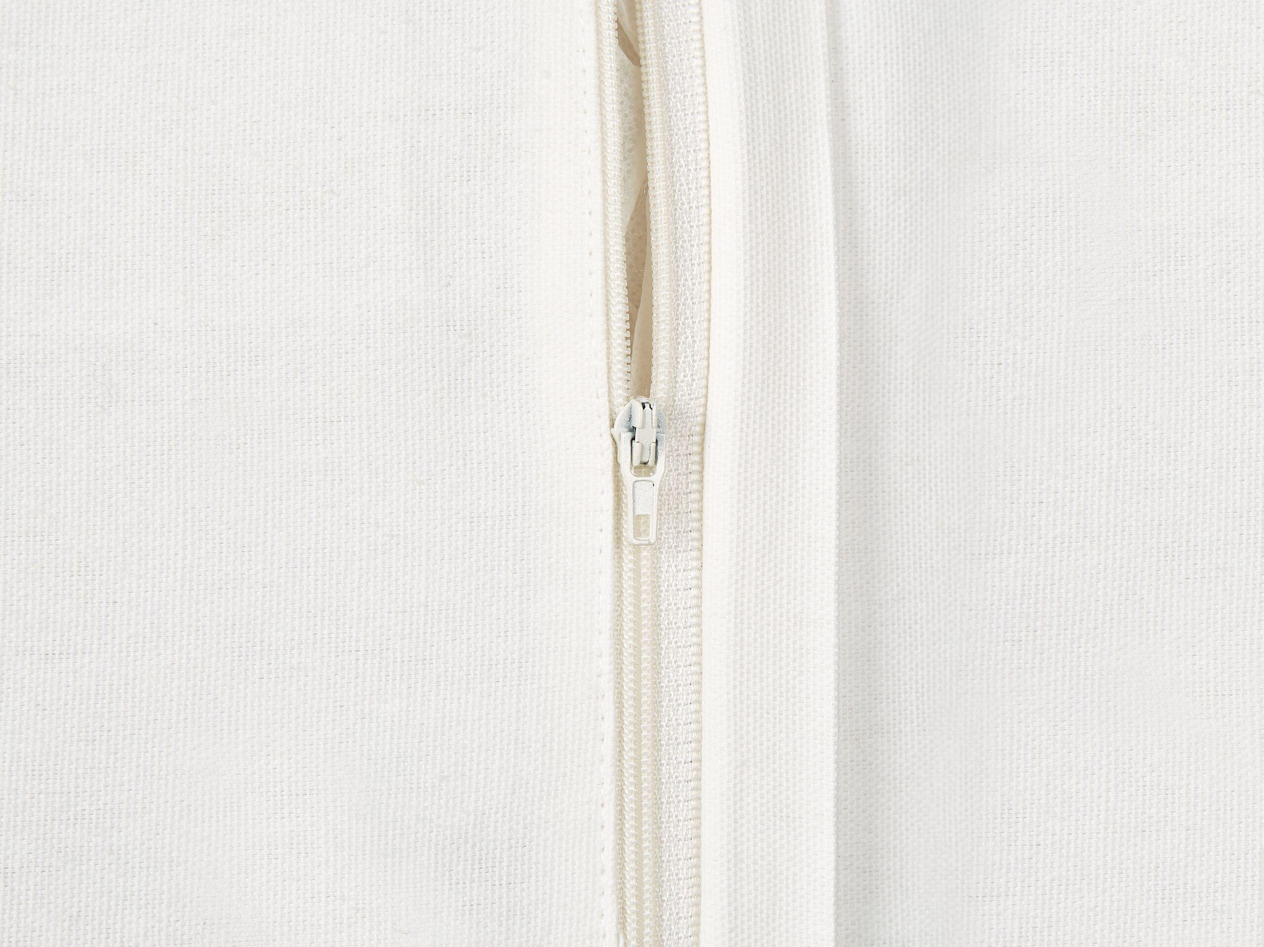 Beliani Dekokissen 2er Set aus Baumwolle Modern EELGRASS