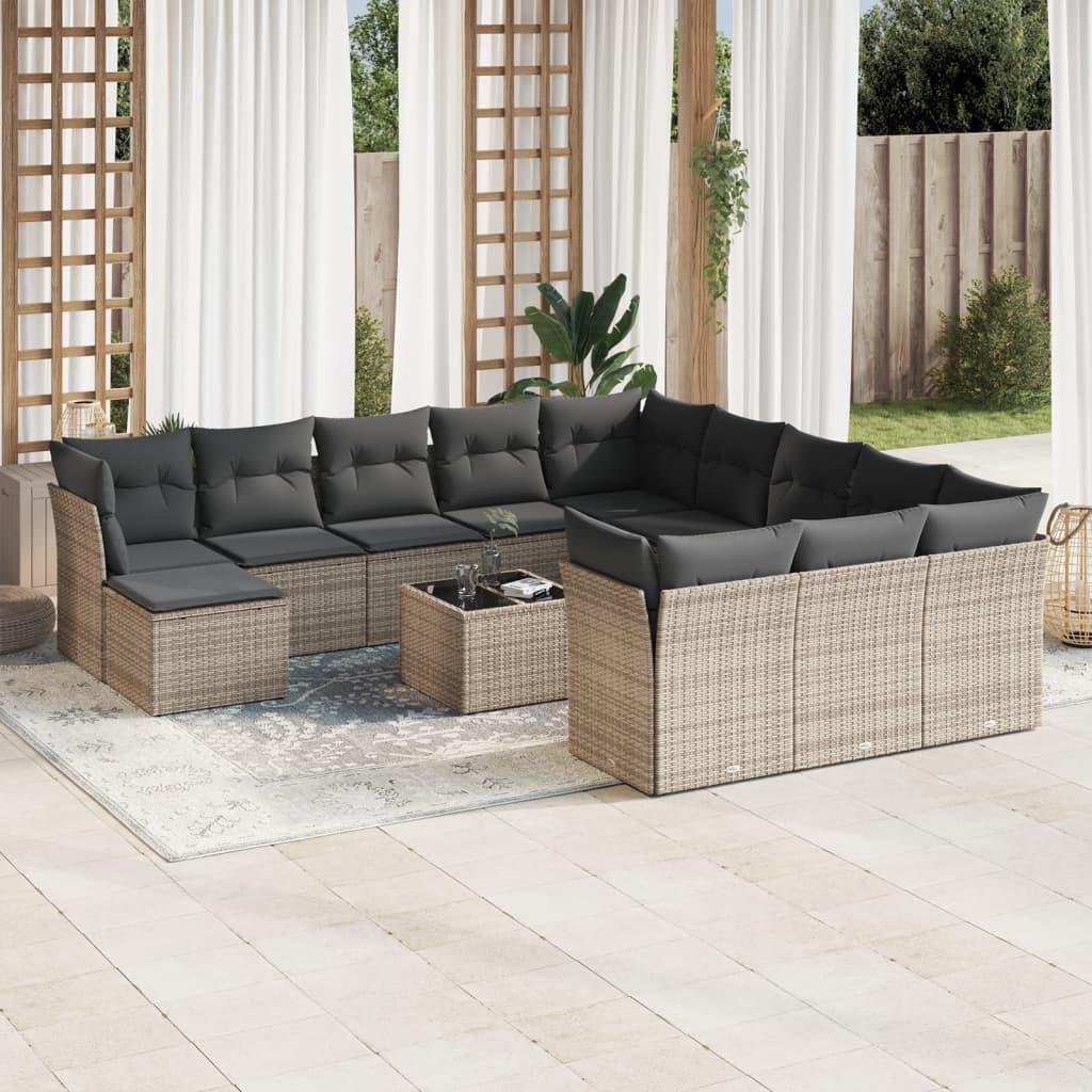 VidaXL Garten sofagarnitur poly-rattan