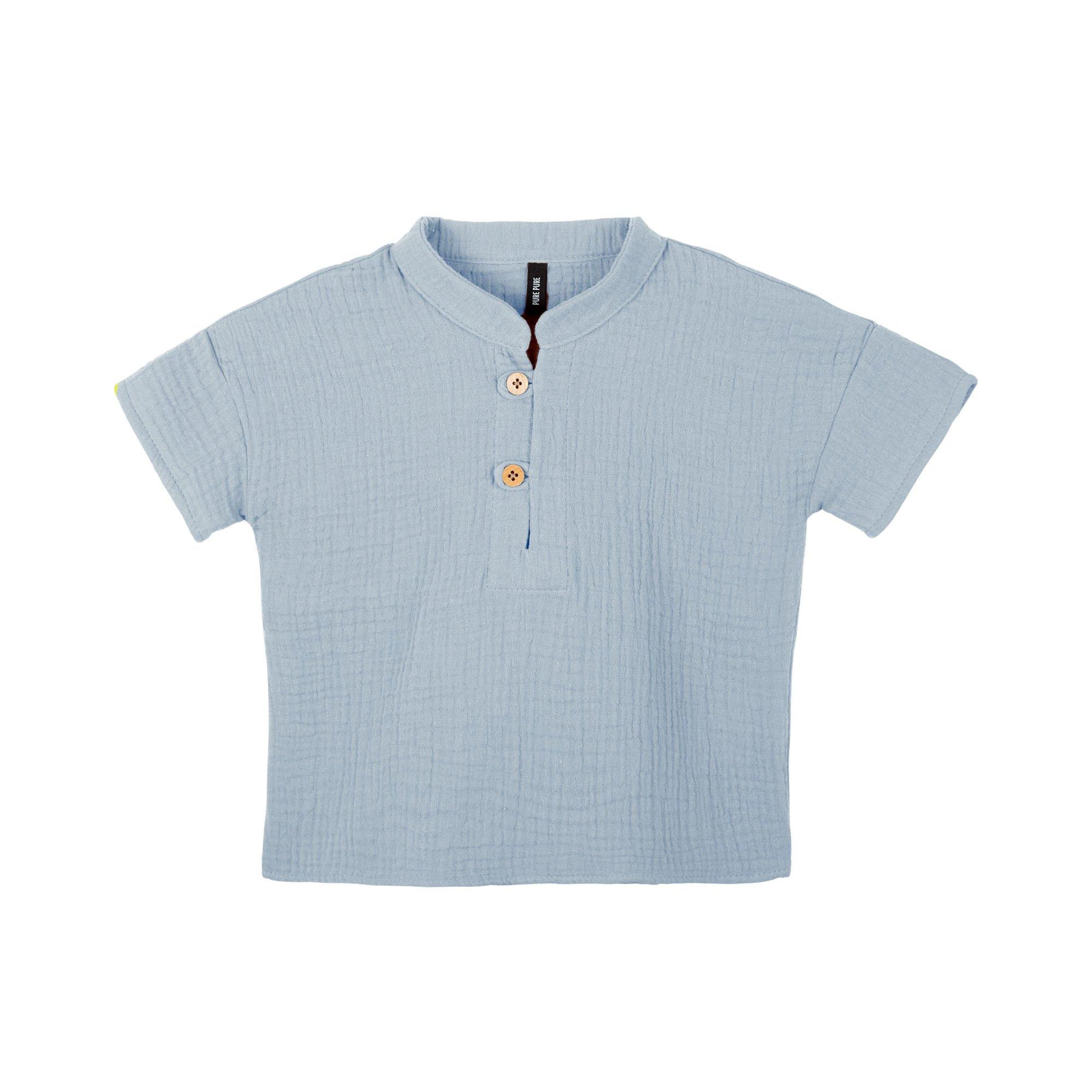 Pure Pure Kleinkinder T-Shirt light-blue