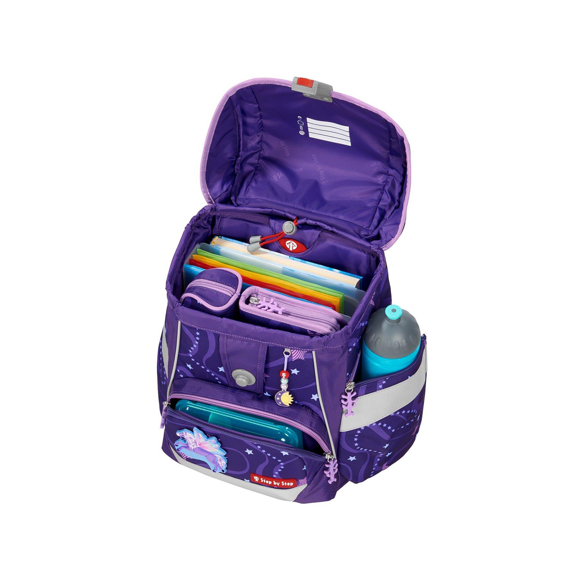 Step by Step Schulthek-Set, 6-teilig 2IN1 PLUS, Pegasus Emily