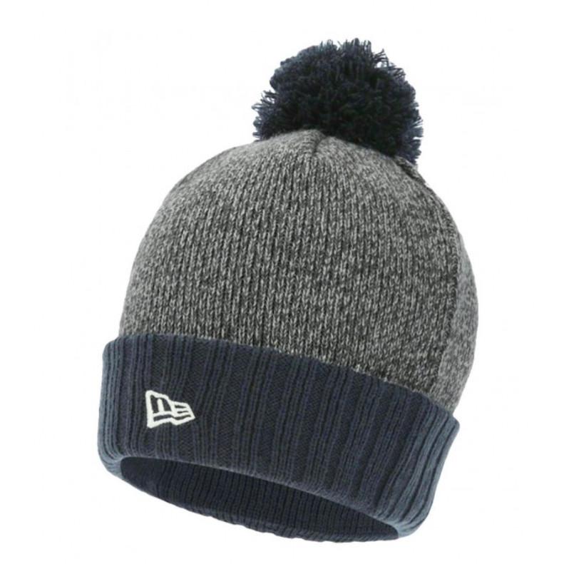 NEW ERA mütze mit bommel gestrickt