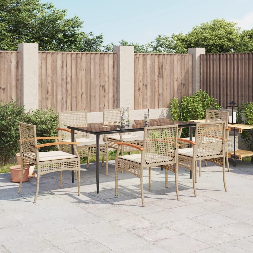 VidaXL Garten essgruppe poly-rattan