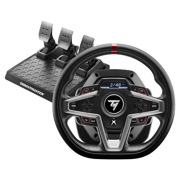 THRUSTMASTER 4460182 Gaming-Controller Schwarz USB Lenkrad + Pedale Analog / Digital PC, Xbox One, Xbox One S, Xbox One X, Xbox Series S, Xbox Series X